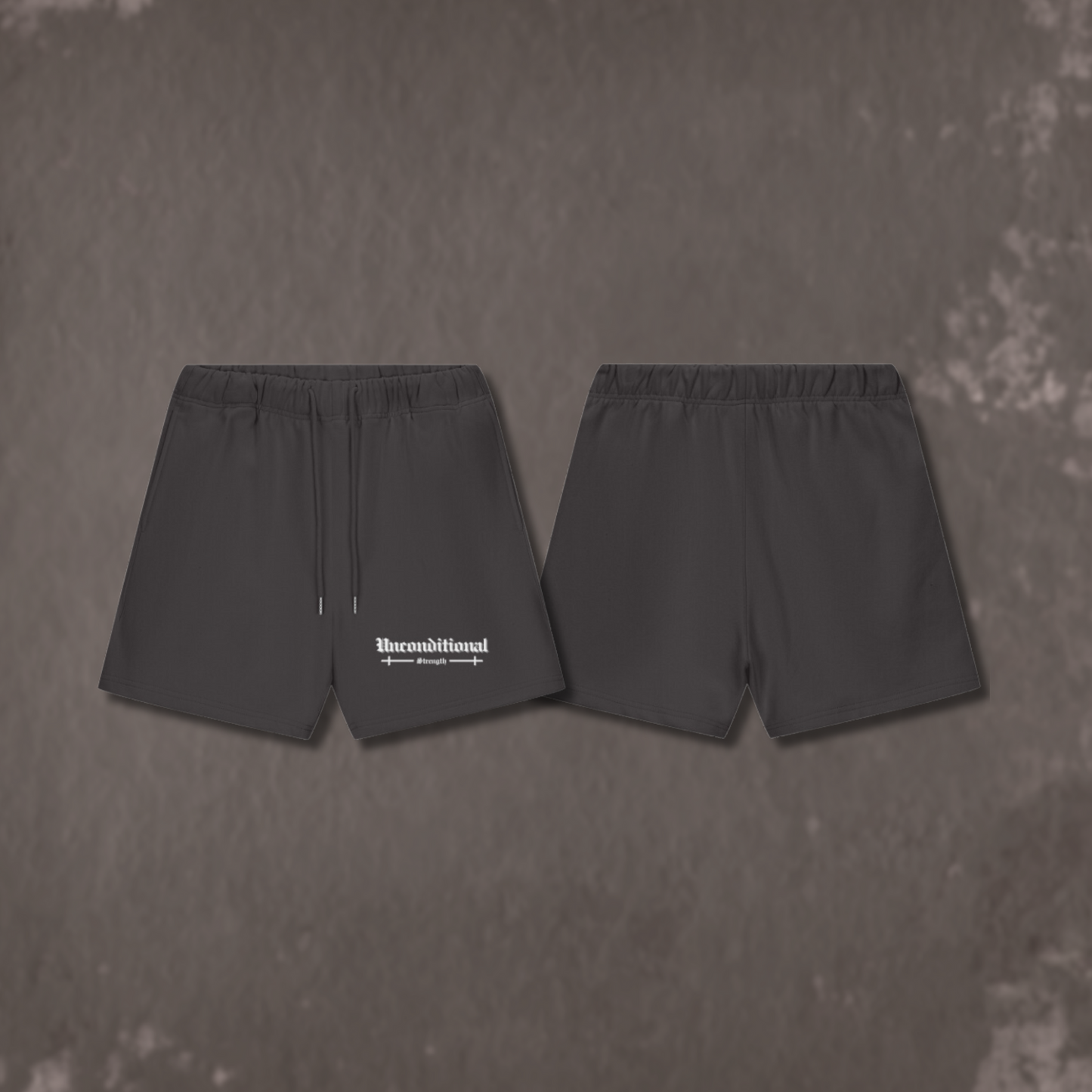 UNCONDITIONAL 005 "STRENGTH" Fleece Shorts